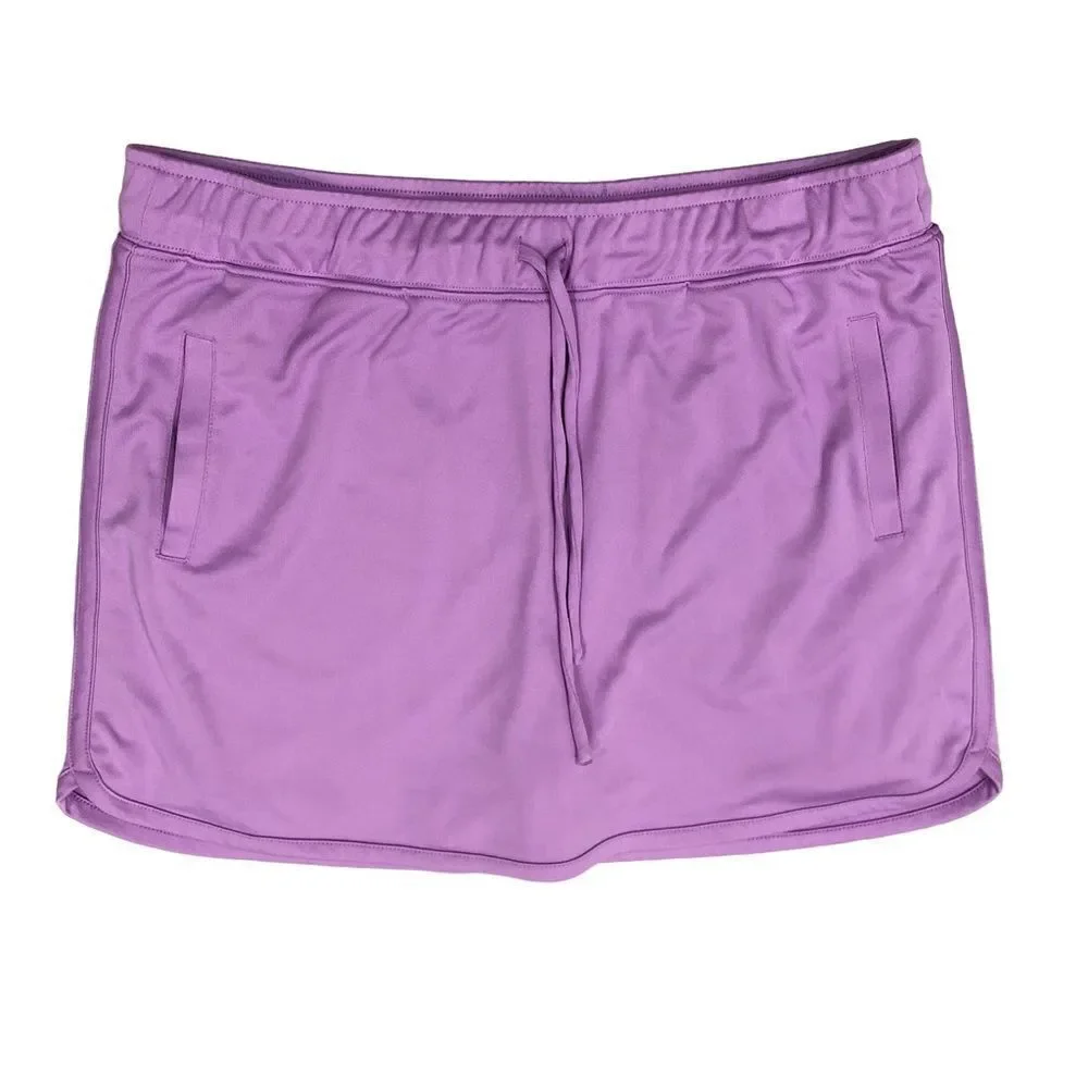 Callaway Golf Tennis Stretching Pull On Pockets Purple Skirt Skort NWOT